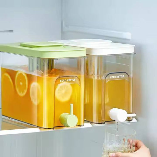 Cold Kettle Jug with Faucet – Fridge Door Pitcher & Fruit Infuser