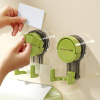 Reusable Suction Cup Hooks – Dual-Head Waterproof Vacuum Wall Hooks for Bathroom & Kitchen