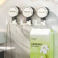 Reusable Suction Cup Hooks – Dual-Head Waterproof Vacuum Wall Hooks for Bathroom & Kitchen